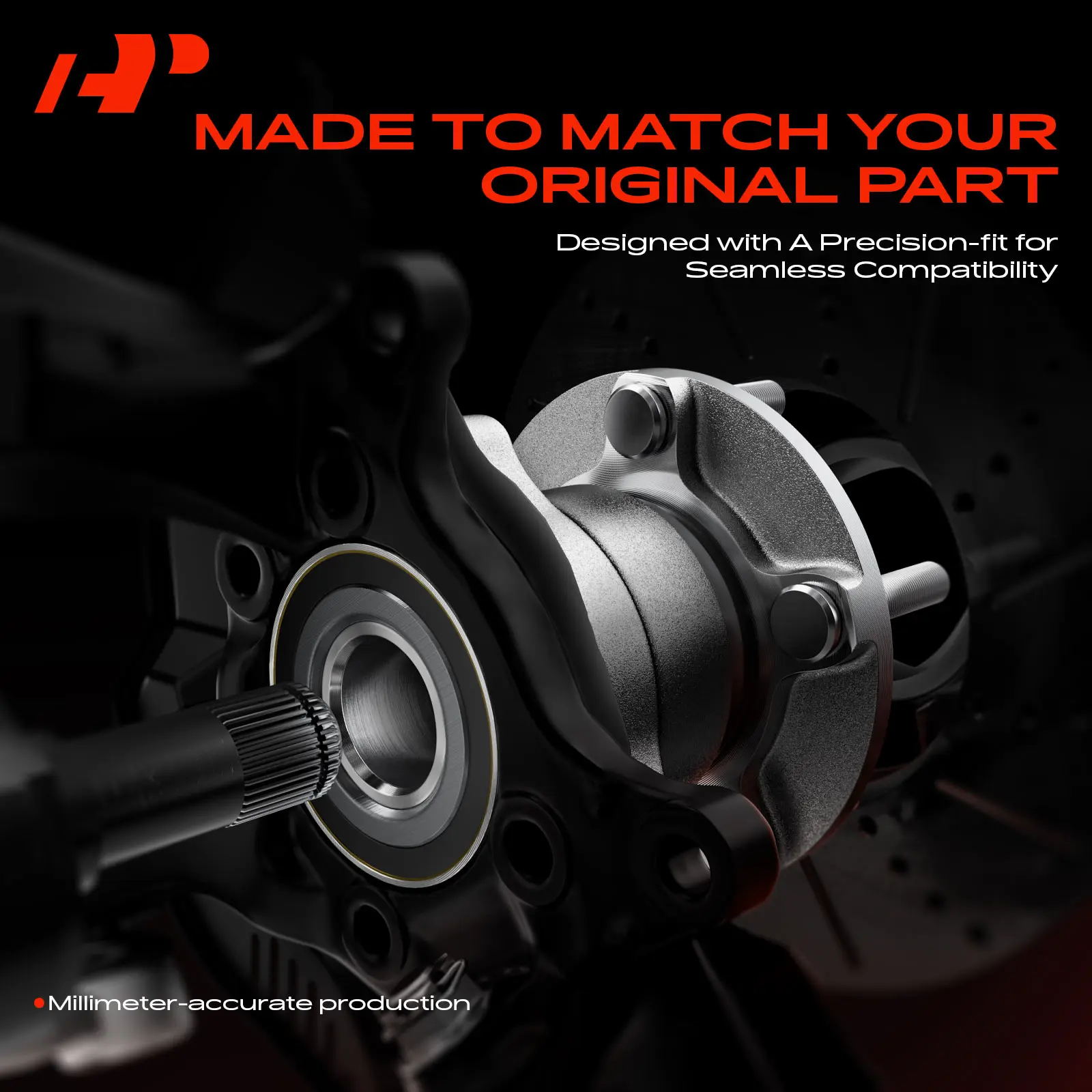 A-Premium 2pcs Front Left & Right Wheel Hub & Bearing Assembly for Ford F-150 Expedition 2018-2020 Lincoln Navigator 2018-2020 - view 3