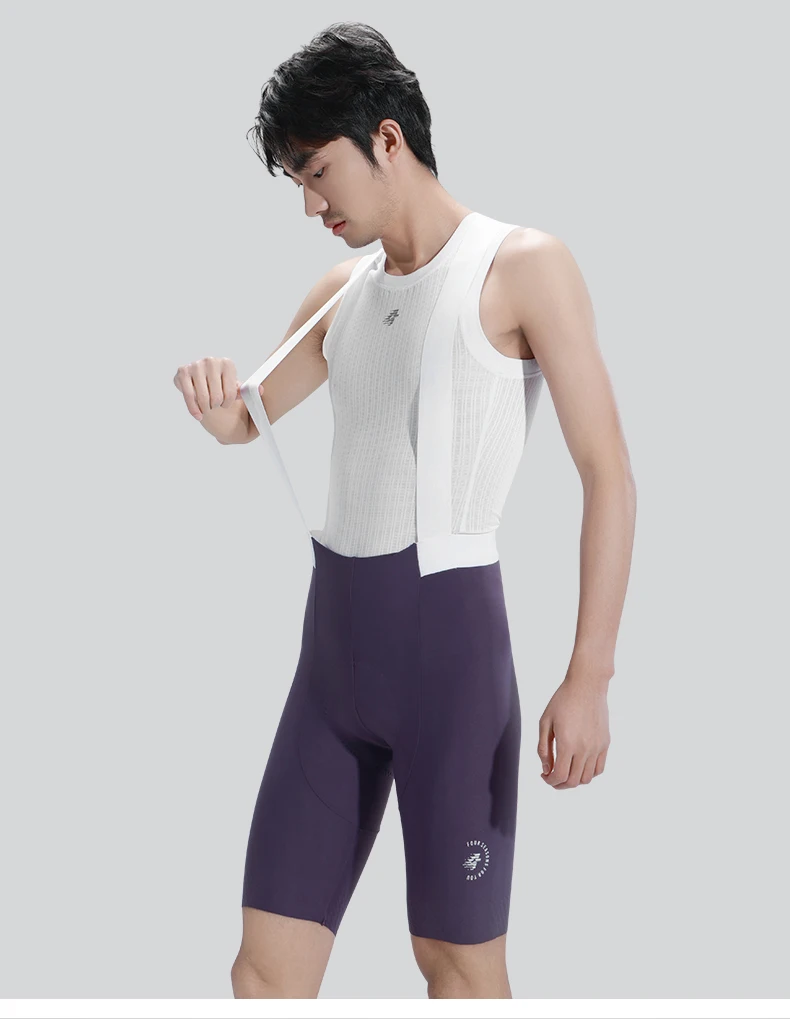 LAMEDA Radfahren Trägerhose Herren Rennrad Shorts Langstrecken Pad Reithose Professionelle Radfahren Shorts Sommer Fahrrad Kleidung – Detail 16