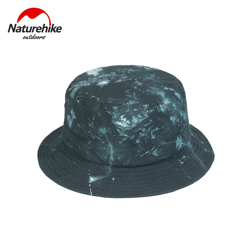 Naturehike New Vintage Print Men Women Summer Cotton Double-Sided Cap Fold Sun Fishing Fisherman Hat NH21FS538