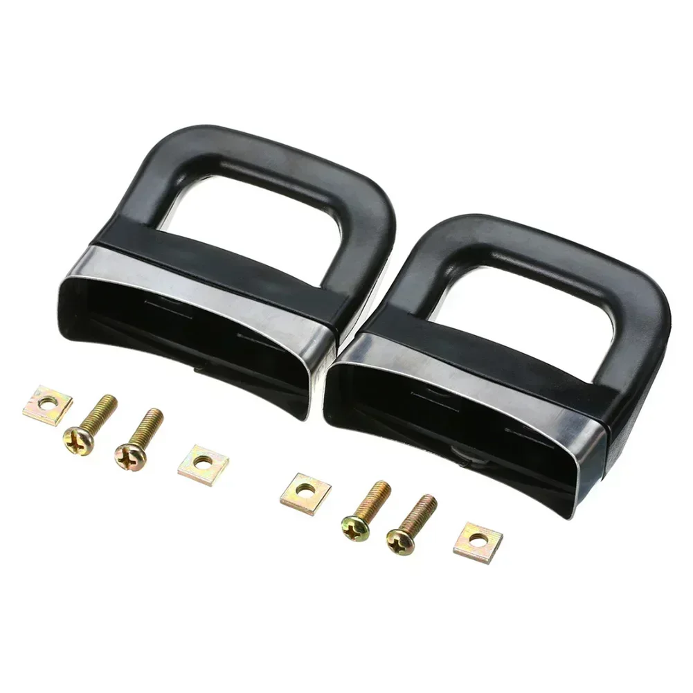 2PCS Side Handles Side Handles Anti-scalding Bakelite Pot Ears Bright Double Holes Easy To Disassemble