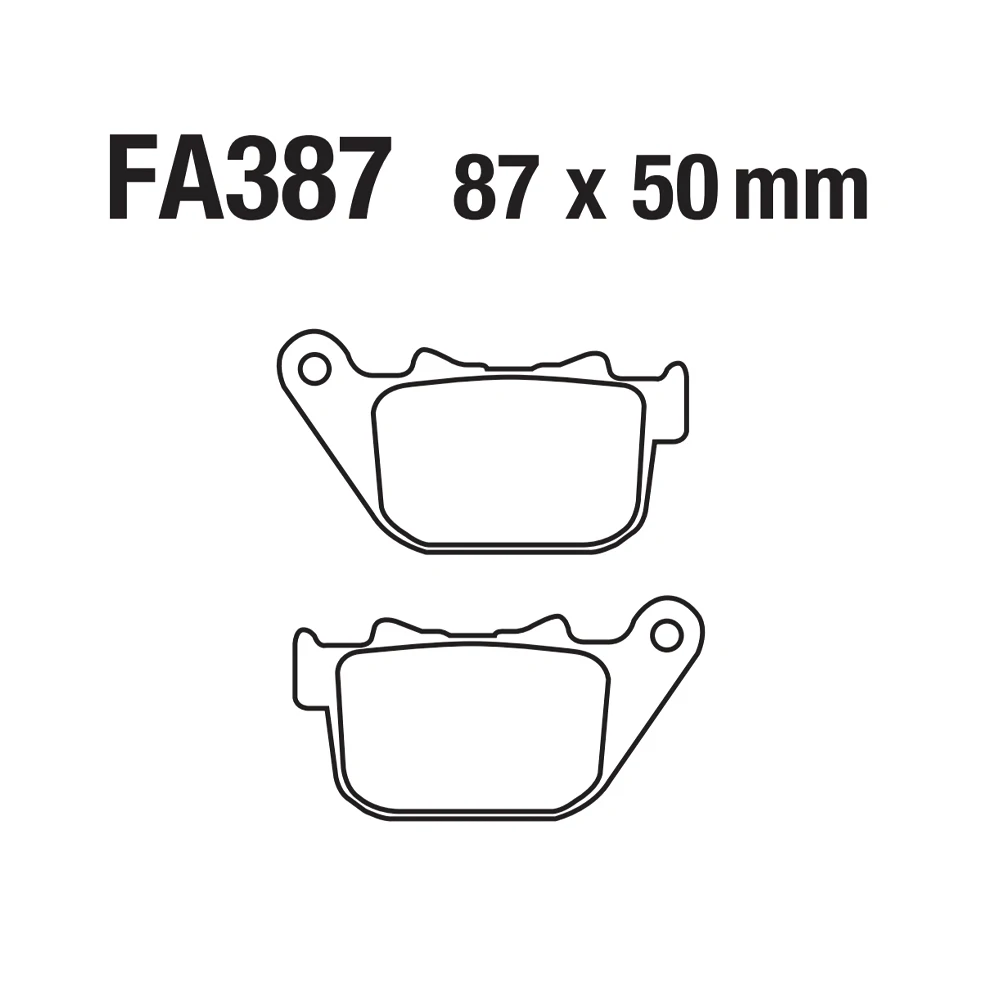 USERX Motorcycle disc brake pad Brakes Front Rear Disc Brake Pads For FA387 harley davidson XL 883 1200 iron superlow sportster
