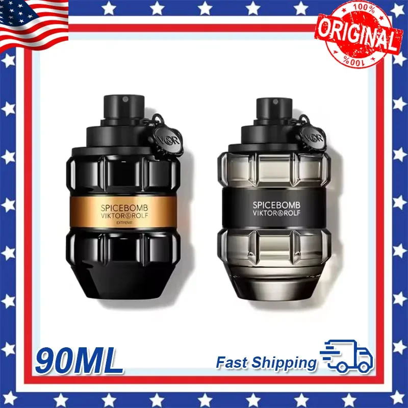 

90 мл Bold Men's Passion Bomm-Perfume, 90 мл, ароматный спрей Spicy Woody с зелеными и черными вариаторами для долговечных мужских подарков