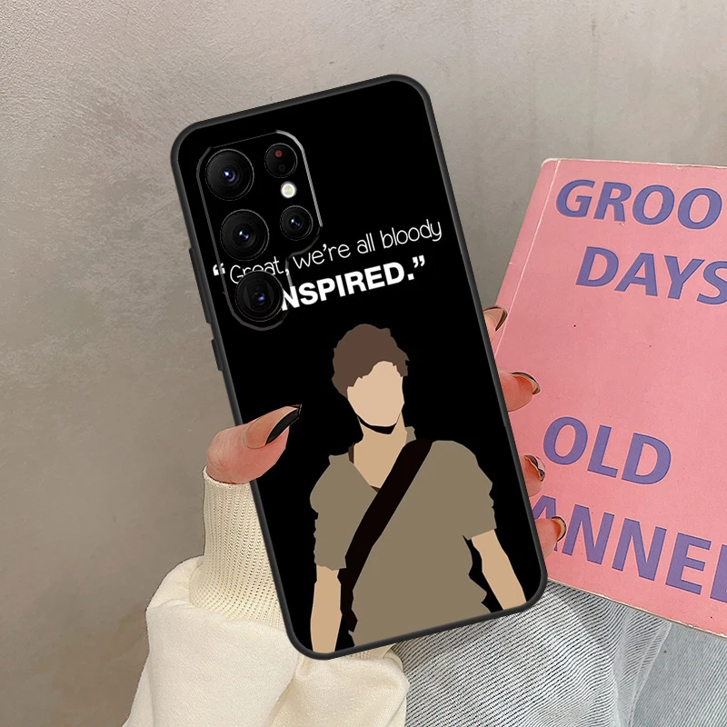 نيوت يقتبس المتاهة عداء الحال بالنسبة لسامسونج غالاكسي S24 الترا S20 S21 S22 S23 S25 الترا S9 S10 زائد S25 FE غطاء كوكه