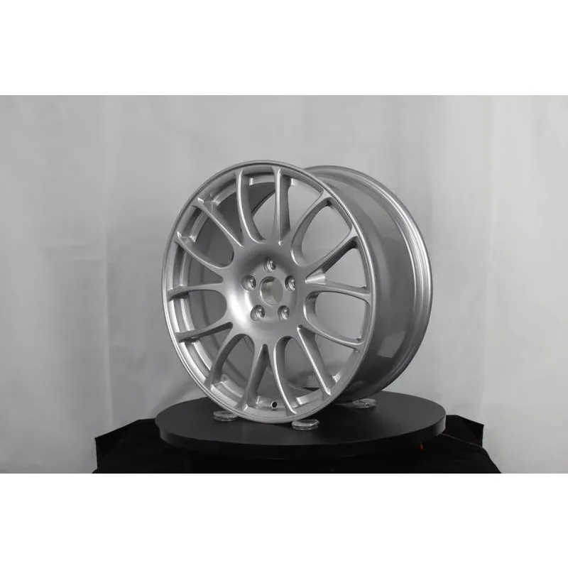 18 19 Inch Silver Interlaced Lightweight Racing Forged Alloy Wheel Rims For High Performance Sports Cars