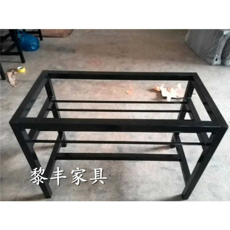 Customized staff table foot bracket canteen wrought iron table foot bracket table legs