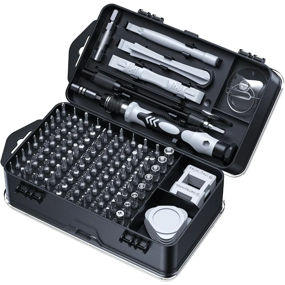Jeu de tournevis de précision 115 en 1, [Super Durable] Mini Kit d'outils de réparation magnétique professionnel pour téléphone, réparation d'ordinateur