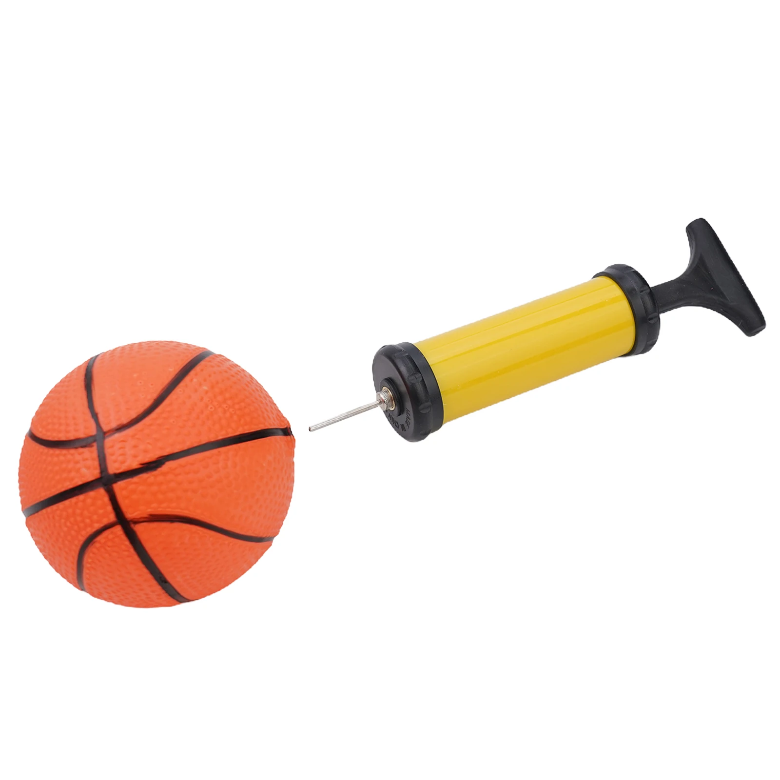

6pcs Small Mini Children Inflatable Basketballs With Pump Needle Kids Sports Toy 10cm PVC For Parent-child Games Indoor Sports