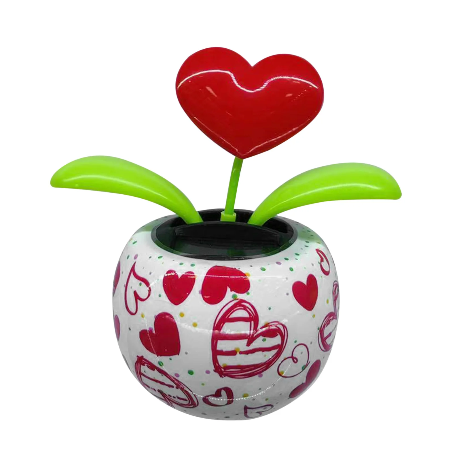 Figuras De Flor Que Bailan Con Energía Solar, 2 Tipos, 10 Cm - Rosa Figuras De Flor Que Bailan Con Energía Solar, 2 Tipos, 10 Cm - Rosa