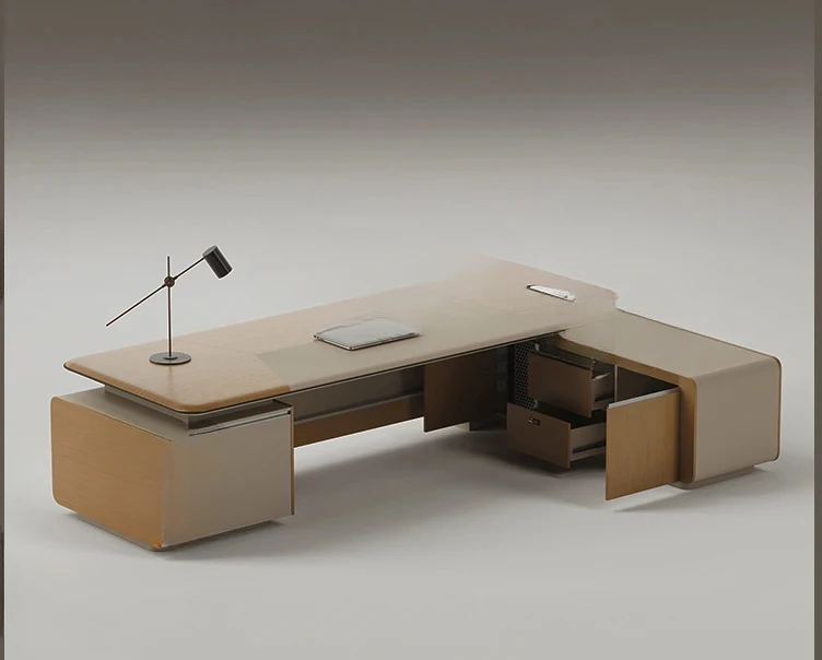 High-End Entry Lux High-End Manager Office Table and Chair Combination Executive Desk