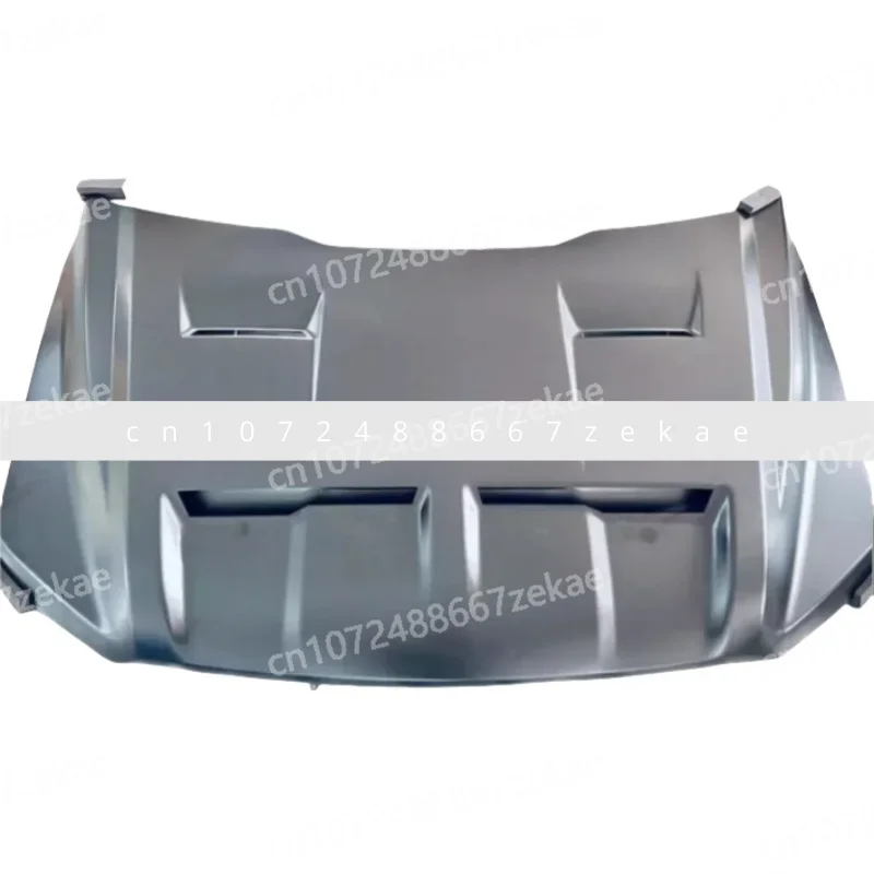 

High Performance 4x4 Engine Hood Grey Aluminum Bonnet Cover Bodykit Engine Protector for F150 21-23