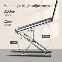 N8 N3 Laptop Stand Aluminum for Macbook Adjustable Portable More Stable Laptop Stand Cooling Stand Foldable Notebook Holder