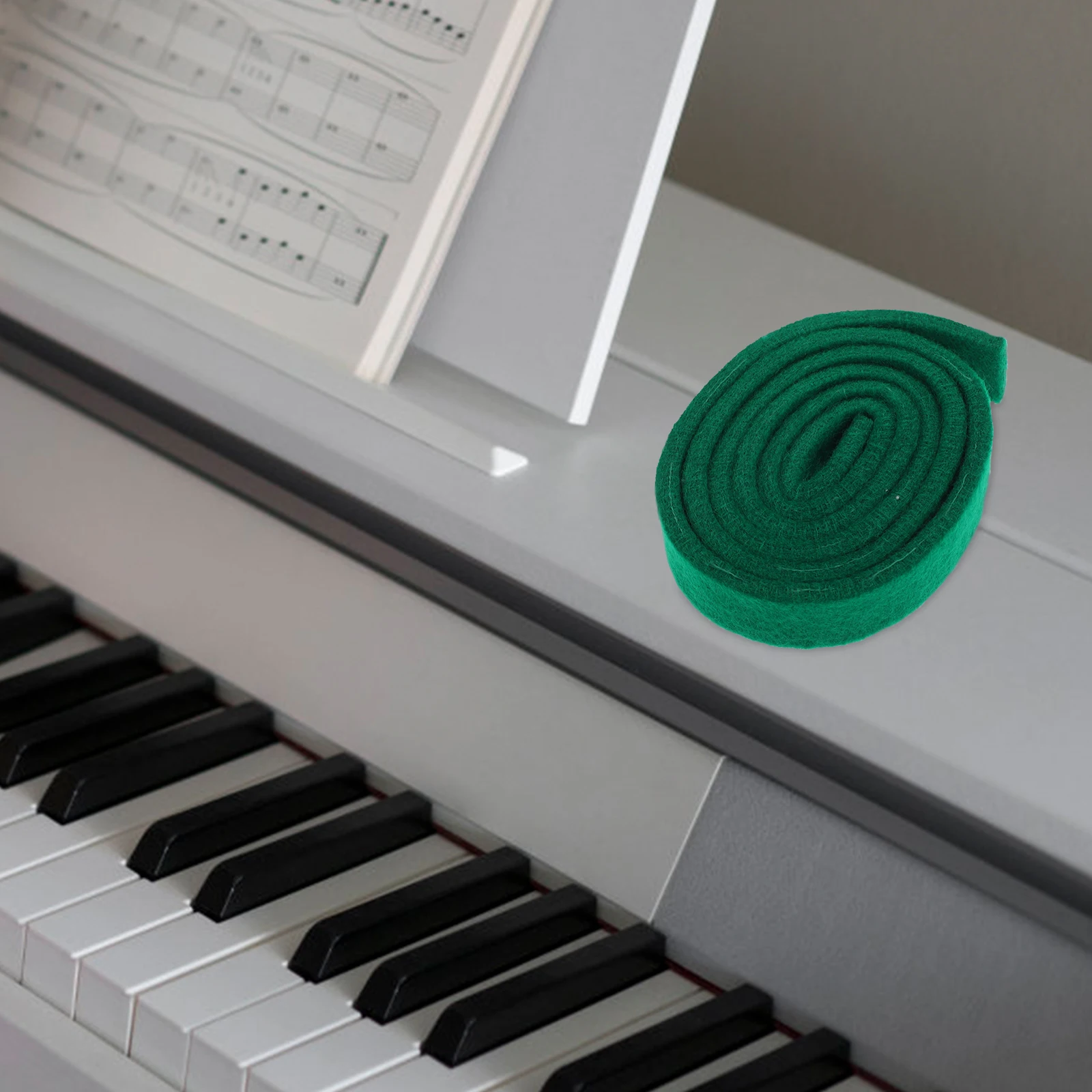 

Piano Felt Sound Dampening Strip Safe Material Tuning Tool Belt Maintenance Kit for Piano Tuners Students Professionals Keyboard