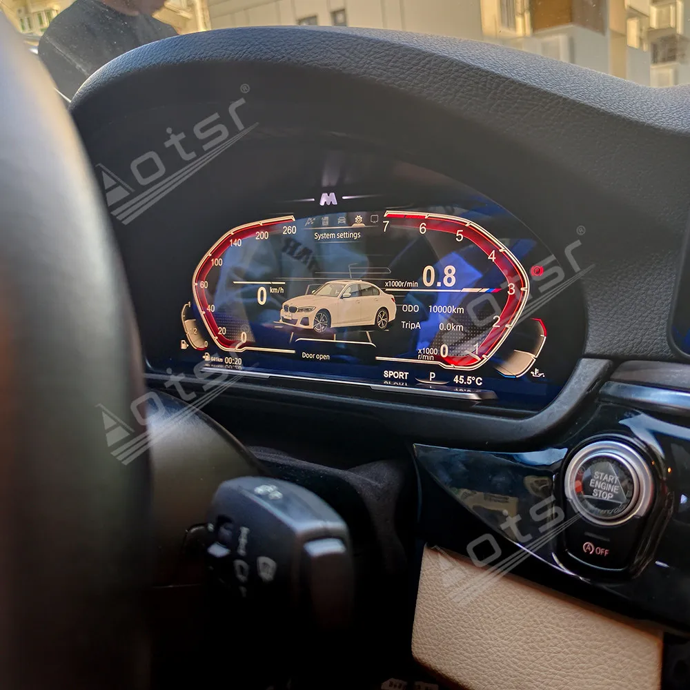 For BMW 5/6/7 Series/X3/X4/X5/X6 Popular Digital Cluster Dashboard Panel LCD Virtual Instrument Cluster Speedometer Cockpit