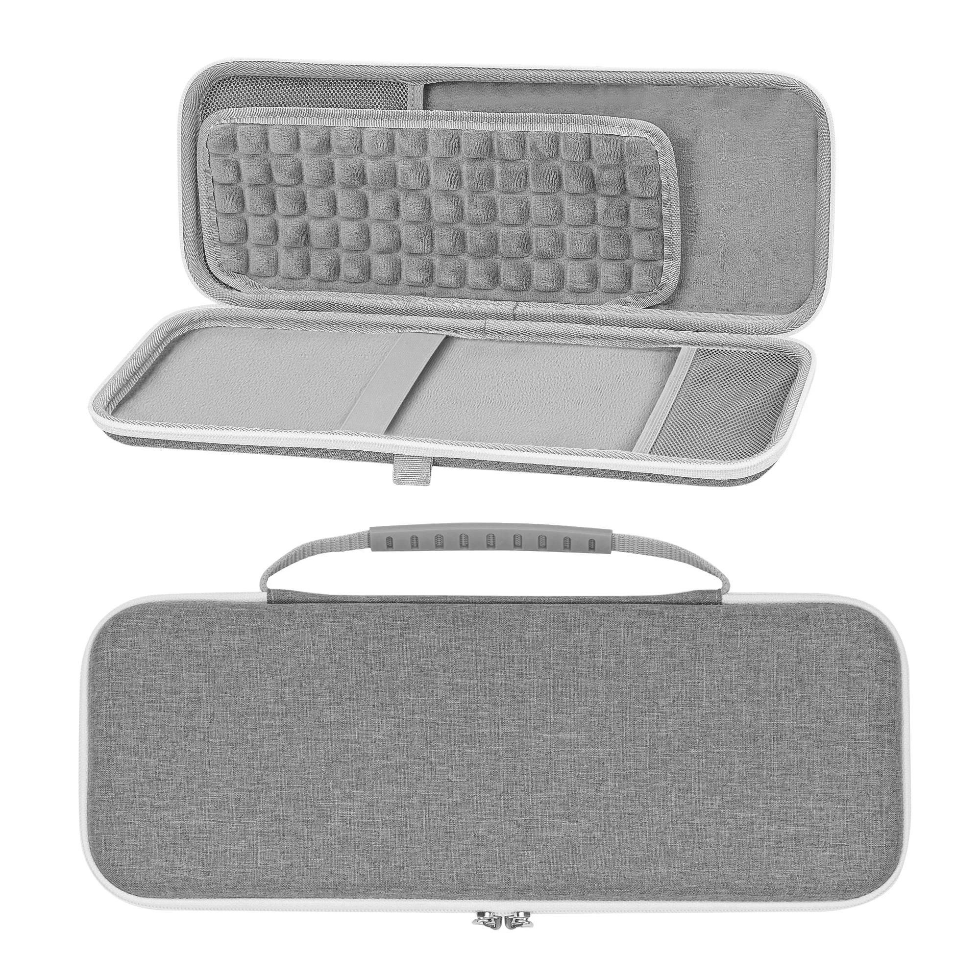 Geekria Hard EVA Case for Apple Magic Keyboard and Mouse Combo MK2A3LL/A MK293LL/A MXCL3LL/A 2-in-1 Shockproof Travel Bag