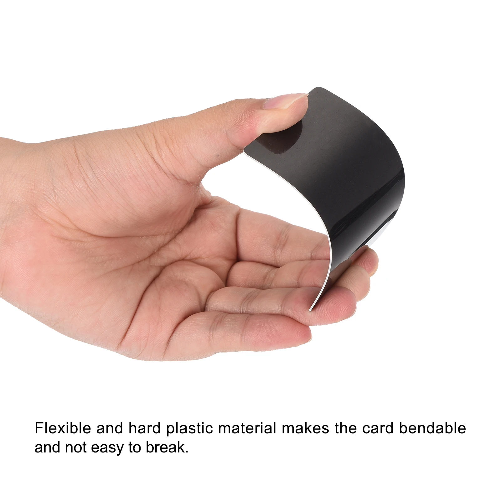 20/40Pcs Blank PVC Cards Color CR80 Plastic Cards Blank ID Card Waterproof for Credit Cards, Identification Badges Printer