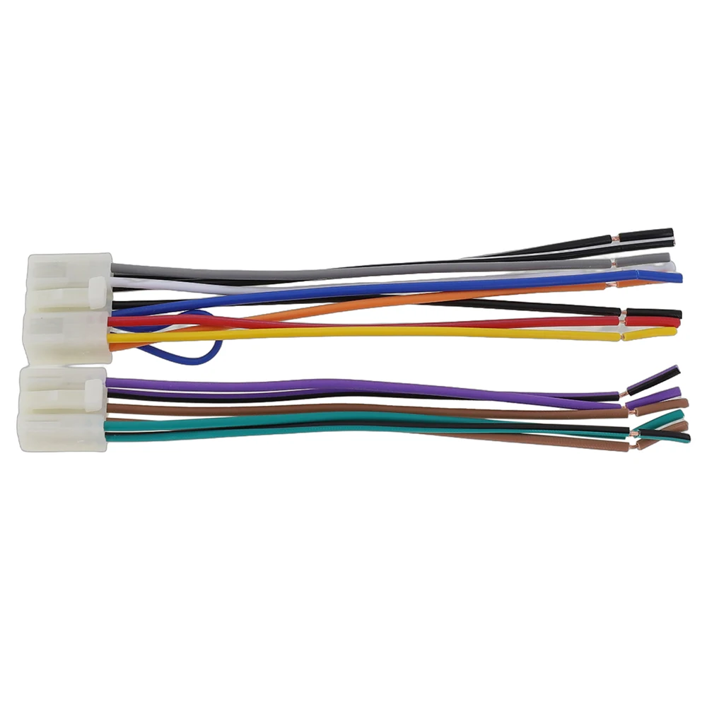 2pcs 150mm Car Stereo Radio Wiring Harness Connector For Toyota Car CD Player Radio Wiring Harness Interior Wiring Harness