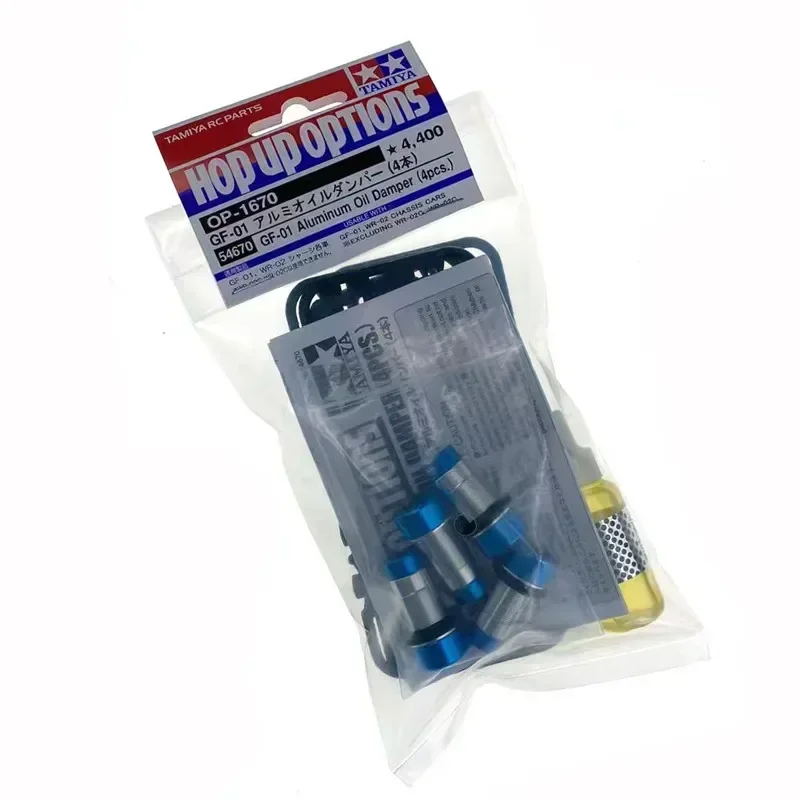 

Shock Absorber Aluminum Oil Dampers OP-1670 54670 For Tamiya WR-02 GF-01 G6-01 XV-01 WR02 GF01 G601 XV01 1/10 RC Chassis Cars