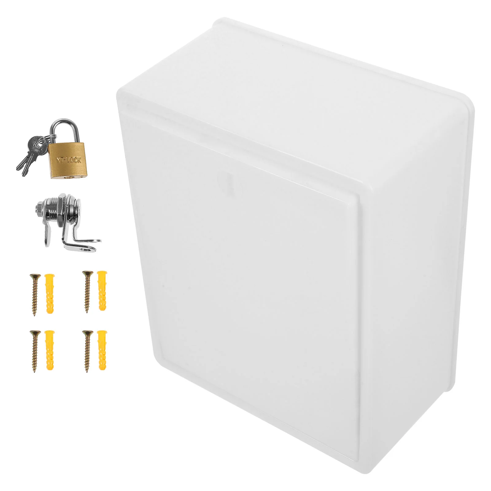 

Milk Crate Lockable Case Package Delivery Boxes for outside Vintage Locker Plastic Outdoor Mailbox