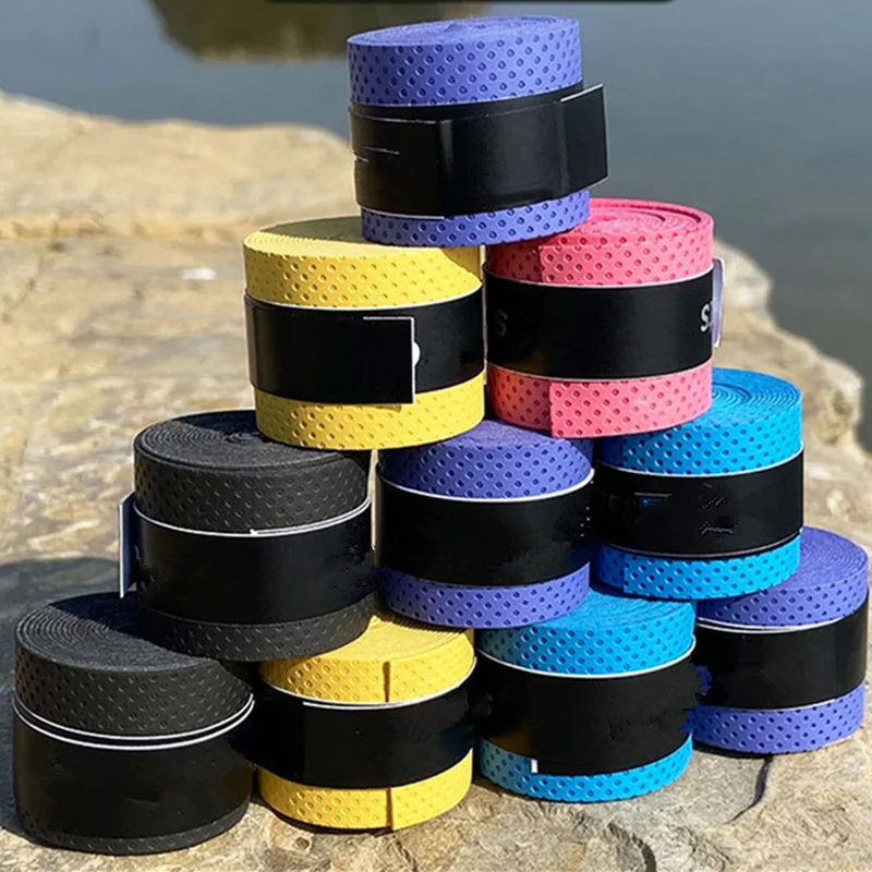 Nova moda 3 pçs aperto de tênis seco raquete de tênis aperto anti-skid suor absorvido envolve torneiras badminton apertos vibração sweatband