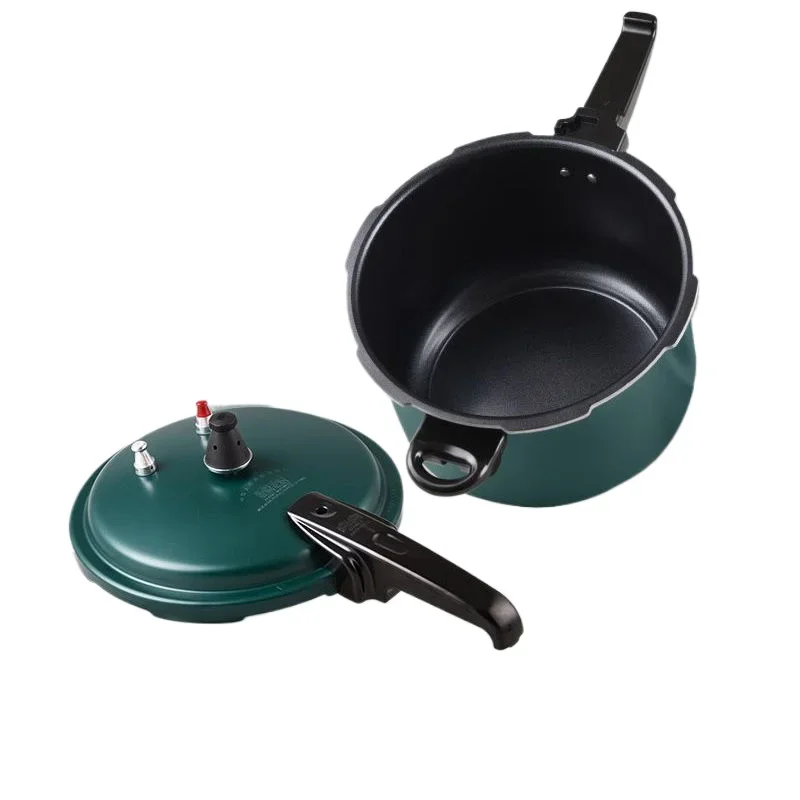 Versatile Double Happiness Ceramic Non-Stick Inner Pot Pressure Cooker for Home Use on Gas and Induction Cooktops