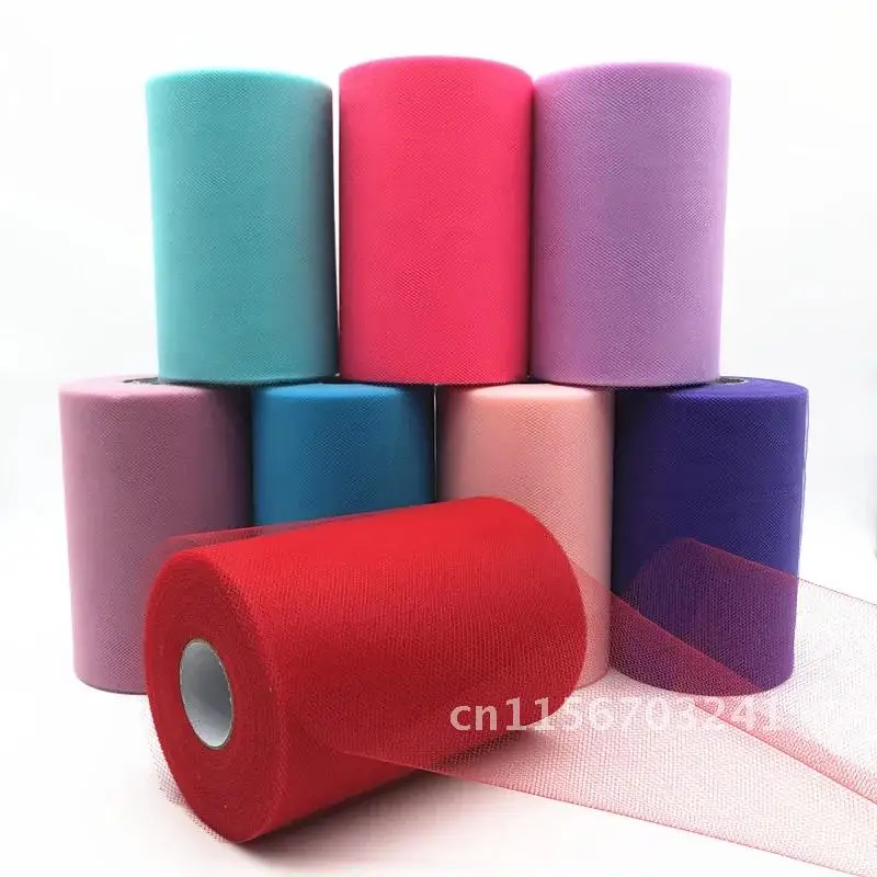 Tulle Roll 200 Yards Organza Wedding Decoration TUTU Baby Shower Tulle Roll 15cm Decoration Party and Events Engagement Decor