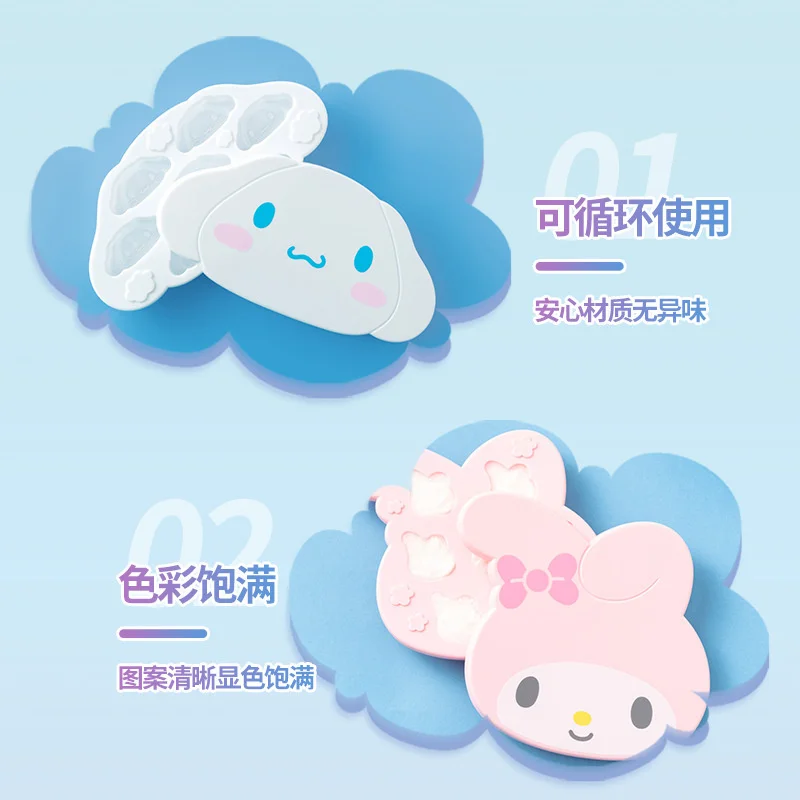 

Новая летняя серия Sanrio Kawaii Cinnamoroll My Melody Pom пуриновая силиконовая форма для льда самодельная коробка для льда легко снимается