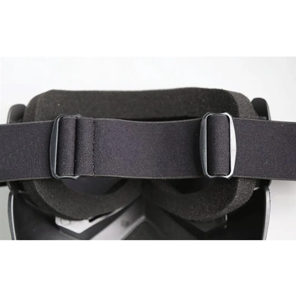 

Ski Snowboard Goggles Matte Black Tpu Frame Transparent Lens Over Glasses Uv400 Protection Adjustable Strap Compatible