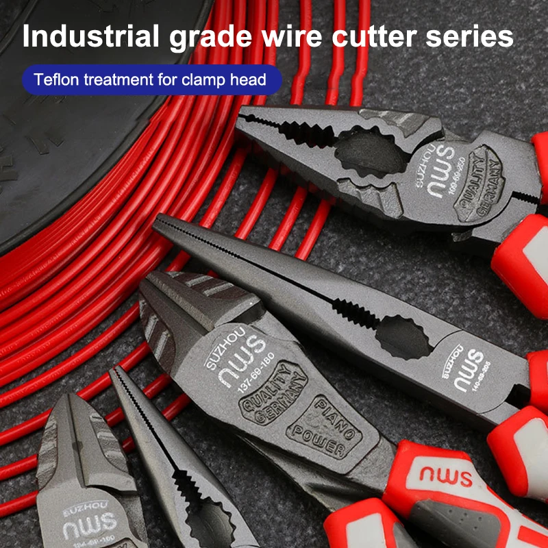 Handy Electrician's Diagonal Pliers - Versatile Tool for Crimping and Wire Cutting