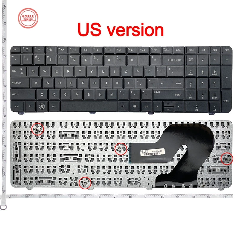 

US/RU NEW Laptop keyboard For US/RU Laptop Keyboard For HP G72 G72-1000 G72-2000 G72-a00 G72-b00 G72T-2000 G72T-b00 CQ72