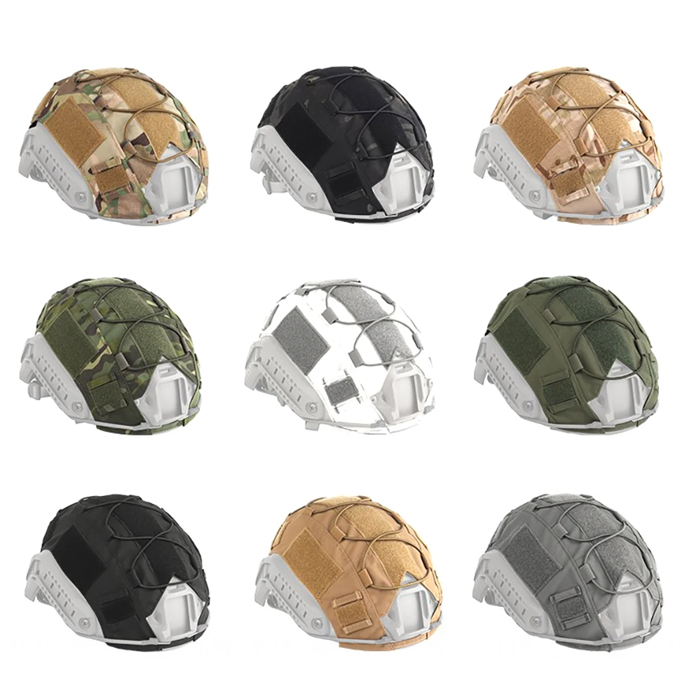 1PS Cover High Speed Multicam With Elastic Cord Women Men Helmet Cover For MH BJ OPPS WST FAST Core Outdoor Training Accessory