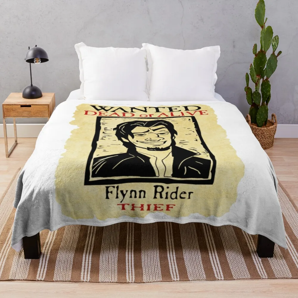 Wanted-Flynn-Rider-Broken-Nose-Triblend Throw Blanket Kid'S Blanket