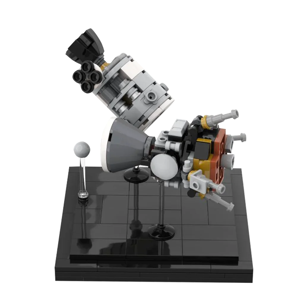 Gobricks MOC James-Webbs telescopio espacial Apollos 13 Diorama modelo de bloques de construcción Hubble telescopio espacial 21309 ladrillos juguete para regalo