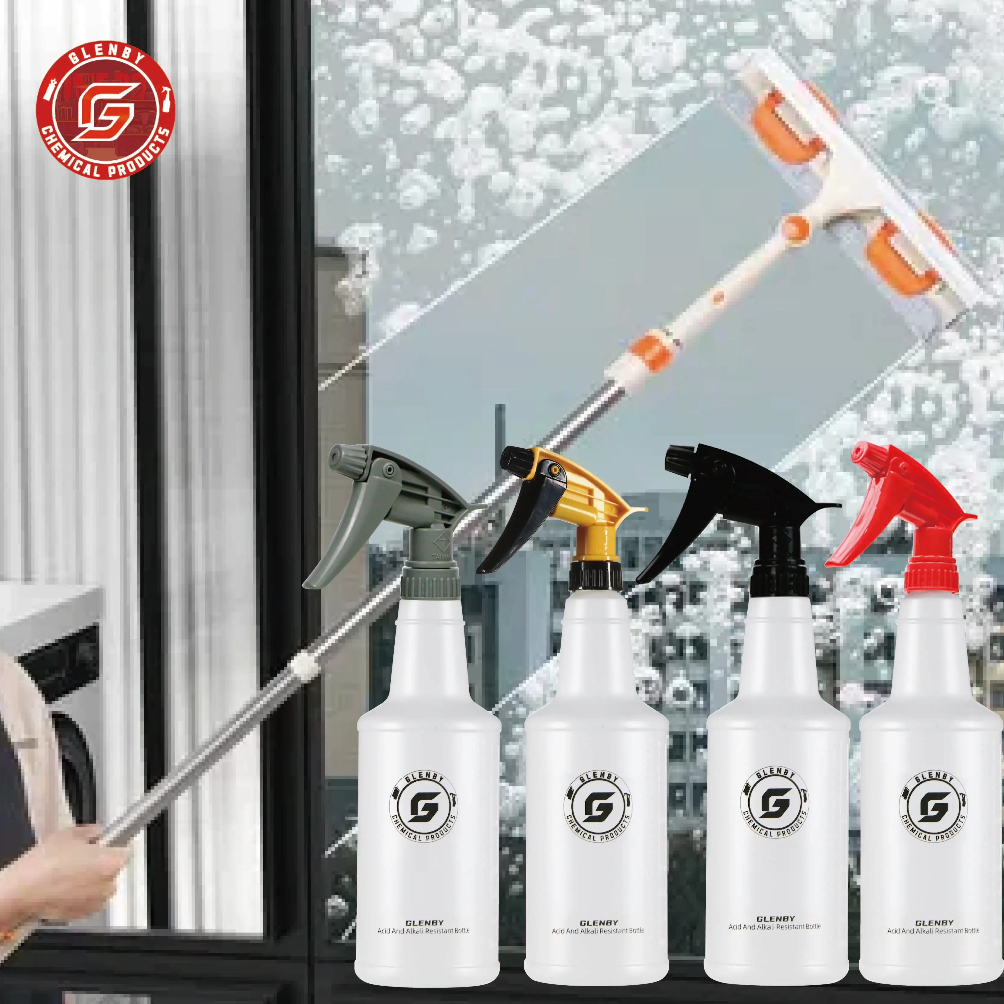 زجاجة رذاذ تنظيف السيارة؛ زجاجة رذاذ سقي النباتات؛ زجاجة رذاذ تنظيف المنزل.