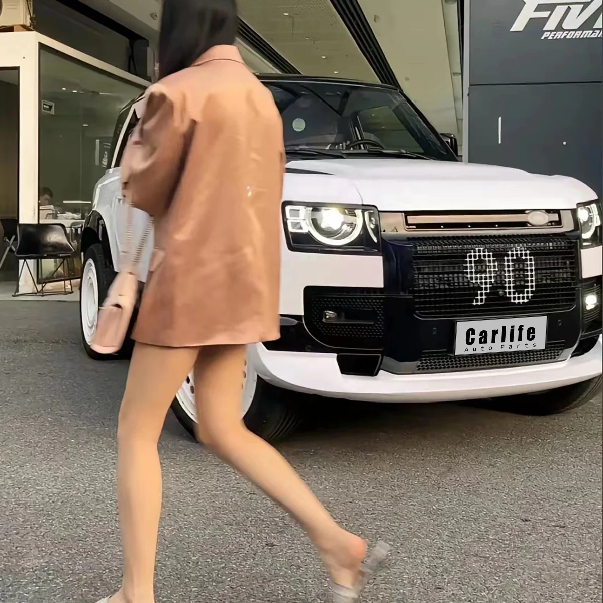 L663 تصميم جديد لشبكات السيارات لاند روفر ديفندر 90/110/130 L663 2020 2021 2022 2023 ترقية نموذج النمط الحضري #6