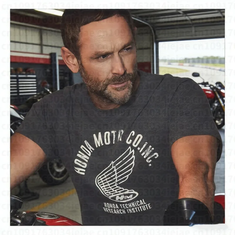 

Новая летняя футболка Honda 2026 для мужчин и женщин, хлопковая, весенне-осенняя, для мотоциклов Honda Technical Research, для бездорожья