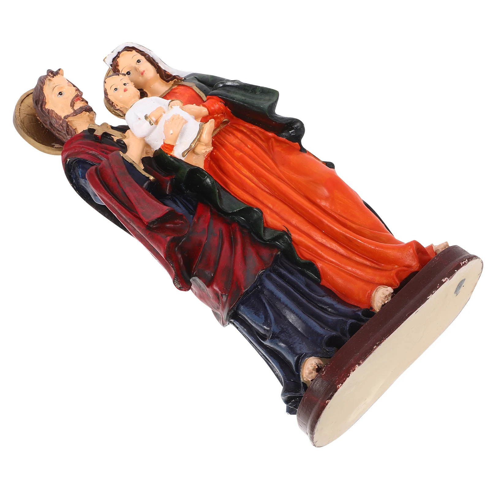 

1pc Creative Jesus Ornament Religious Statue Set Delicate Desktop Decor Church Supplies Resin Craft Holy Sculpture Christian