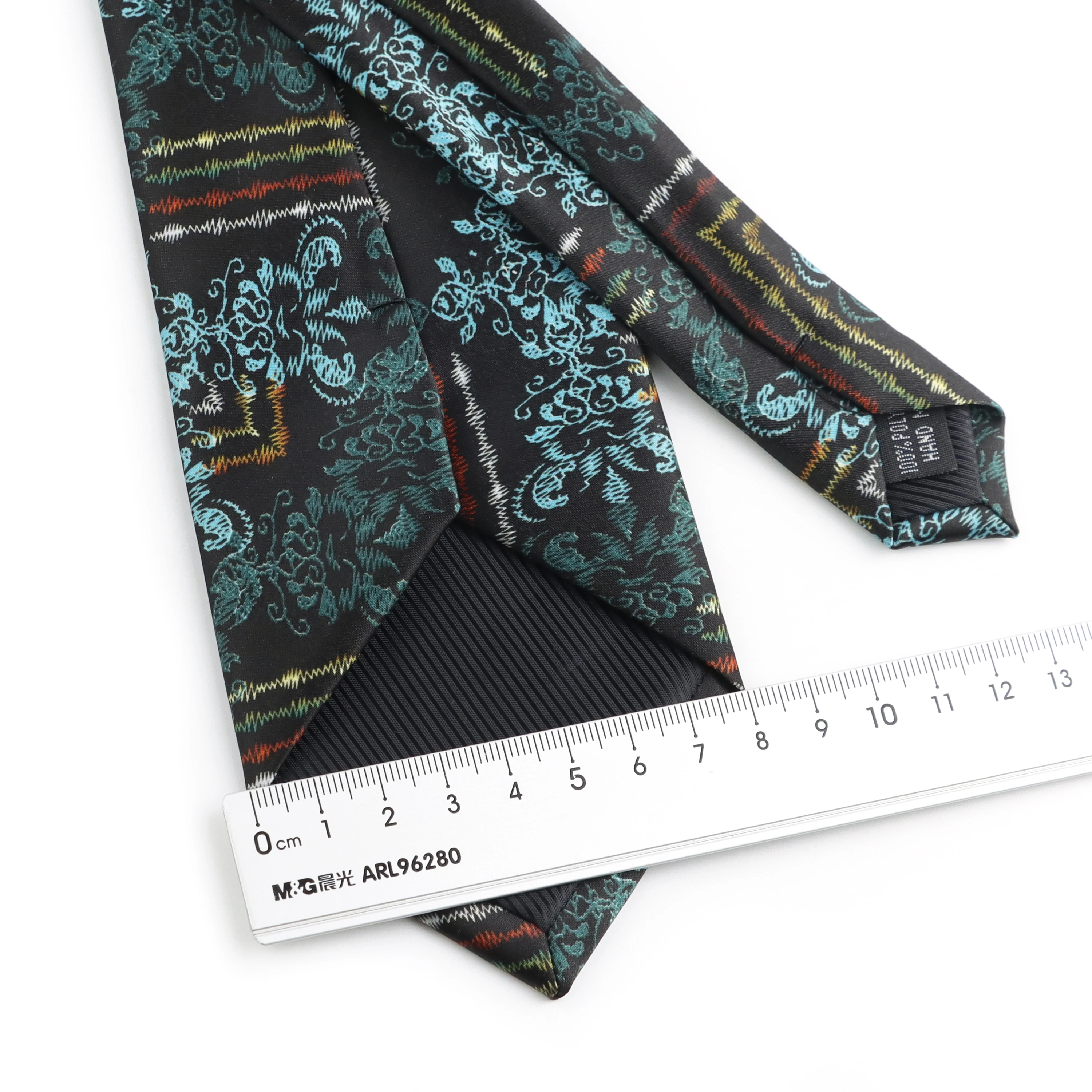 Men's Silk Polyester Ties Vintage Floral Plaid Jacquard 8cm Necktie Artist Party Wedding Luxury Suit Shirt Cravat Accessories