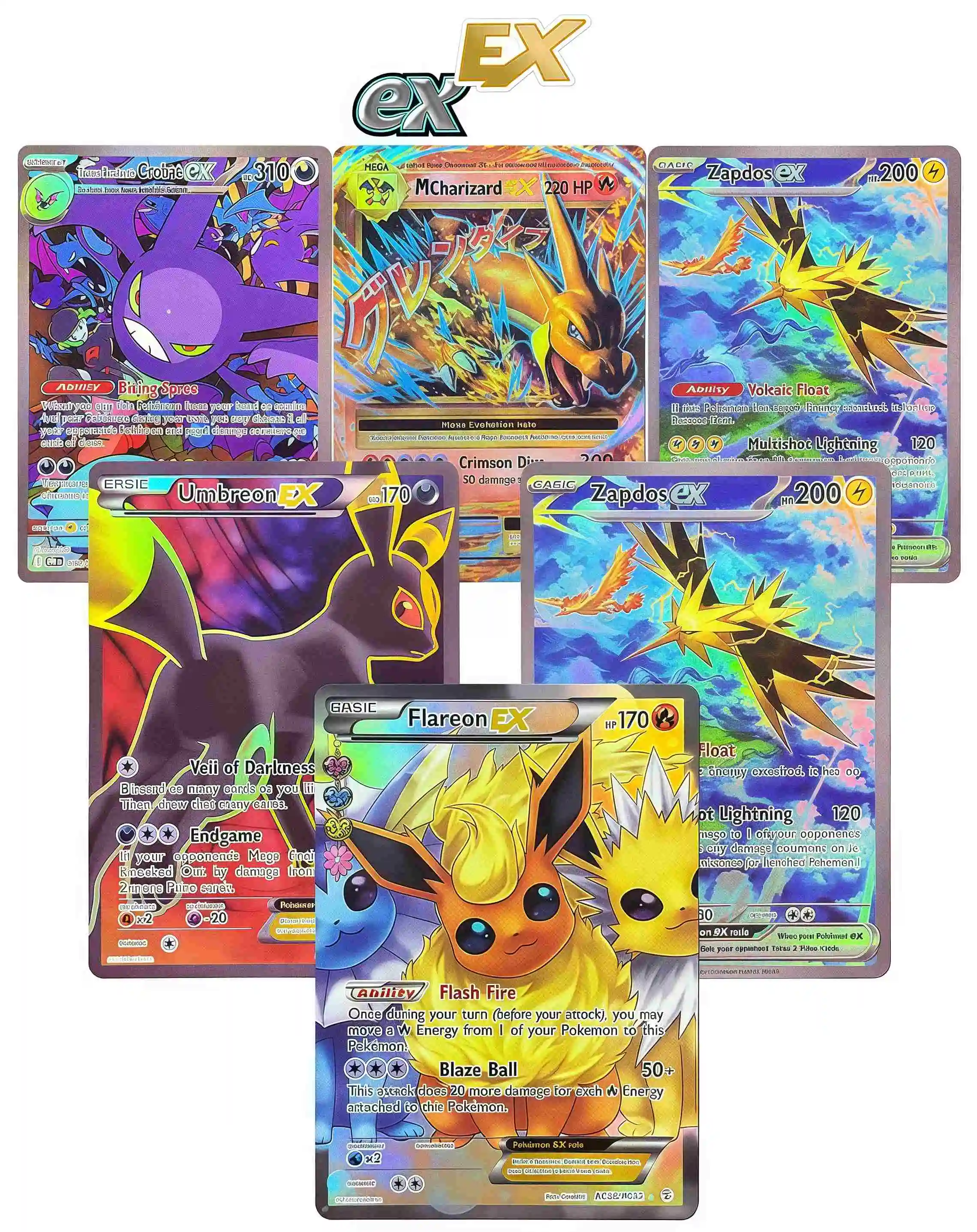 

Ex PKM Proxy Cards Zapdos Mewtwo Snorlax Gardevoir Charizard Blastoise Umbreon Game Collectible Trading Card for PTCG Battles