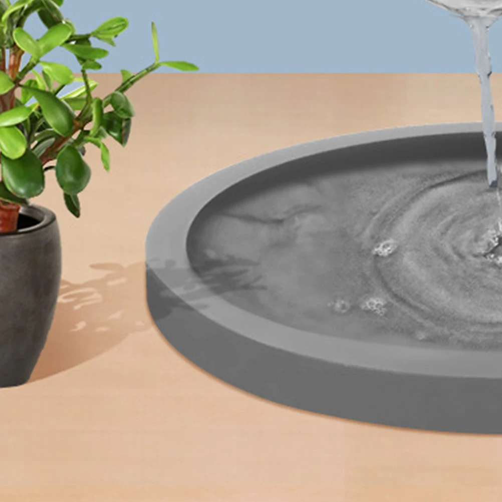 

Nordic Style Saucer Round Plastic Pot Plate Water Catcher 18cm Diameter Flower Tray Gardening Practical Planter Tray Accessory