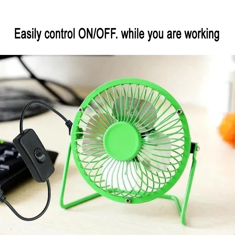 2 PCS USB Switch Extension Cable Support Data Transmit and Power Supply with On/Off Power Switch for LED Strips, USB Devices