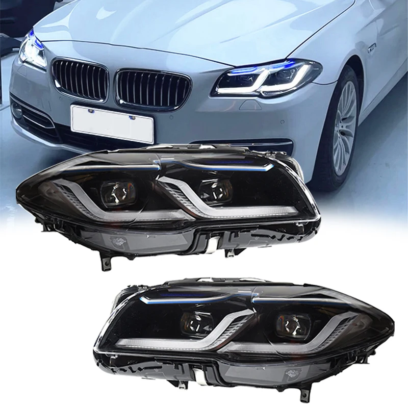 For BMW F10 Headlights 2011-2017 F18 LED Headlight 520i 525i 530i 535i F11 Projector Lens DRL Accessories Head Lamp