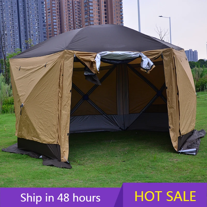 

High Quality Waterproof Outdoor 210D Oxford 8-10 Person Camping Tent for Events