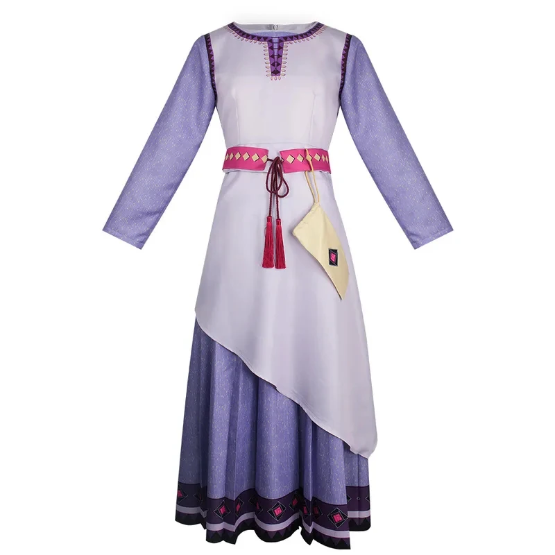 

v;7,e\6'Magical Girl Halloween Cosplay Costume - Sparkly Purple Dress with Star Accessories for Anime Conventions & Parth;3,p\5/