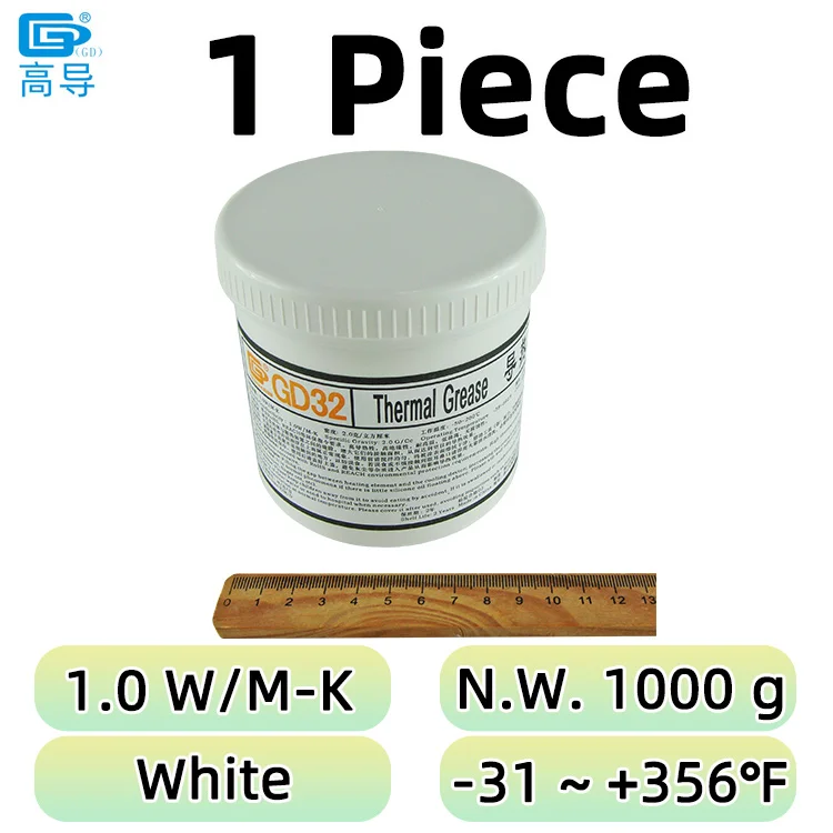 GD900 GD007 GD-2 Koelpasta Nettogewicht 1000g voor CPU GPU LED PS5 Printer Koeling Koeler Pasta Gips Koellichaam Compound CN