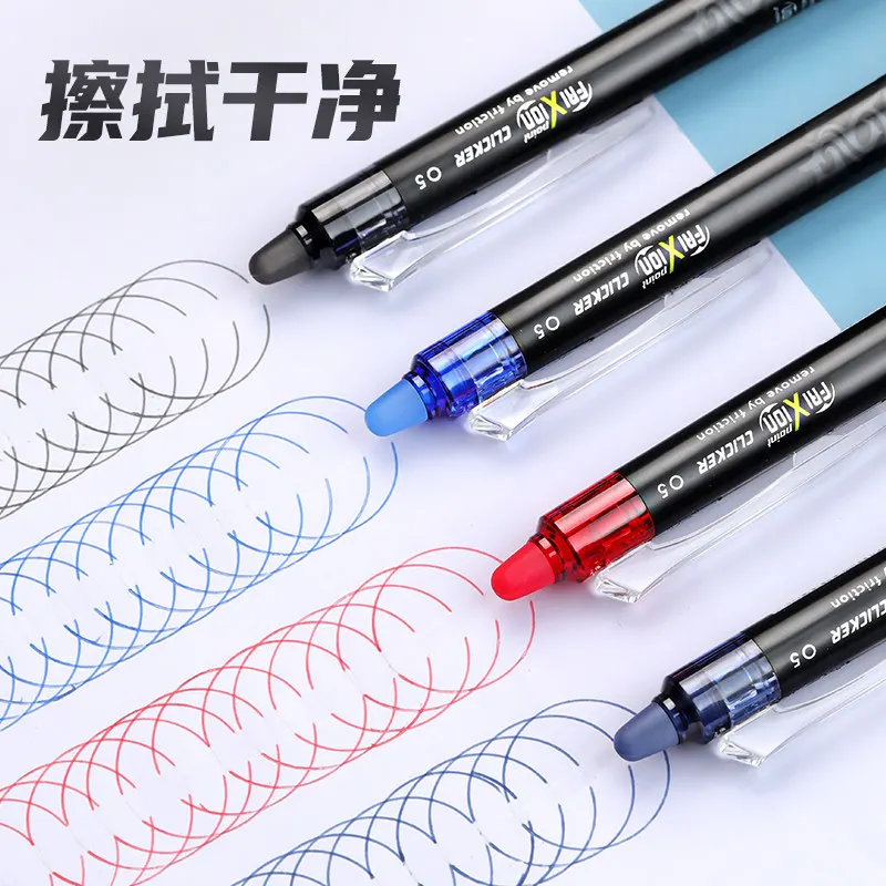 Japan PILOT Frixion Erasable Pen 0.5mm ST Pen Tip Temperature-Sensitive Smooth Writing For Notes Planners School Supplies view 3