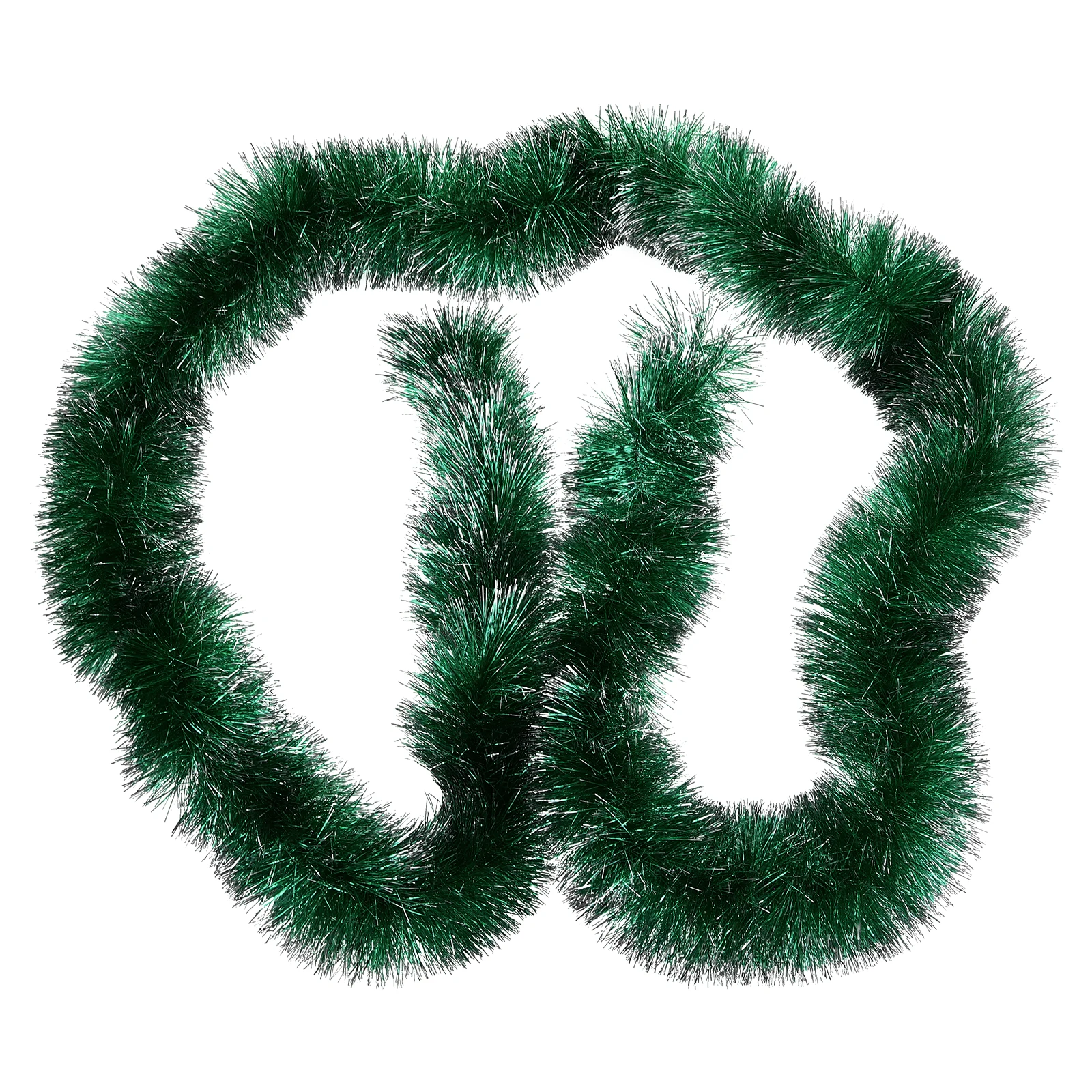 

1pc Shiny Christmas Tinsel Garland Long Colored Decorative Ribbon Tree Hanging Ornament Party Supply Scene Layout Prop Xmas Tree