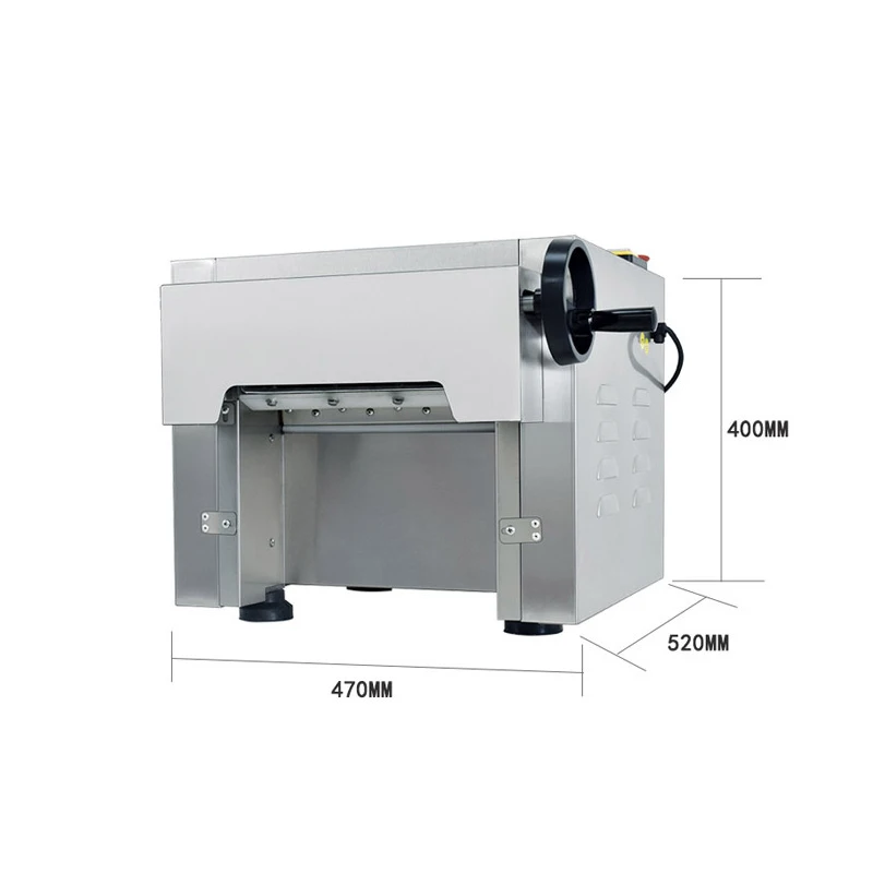 آلة صفائح العجين عالية السرعة سطح المكتب المعكرونة الصحافة الفولاذ المقاوم للصدأ طبل نخب الخبز على البخار الكعك الخبز العجن صانع #3