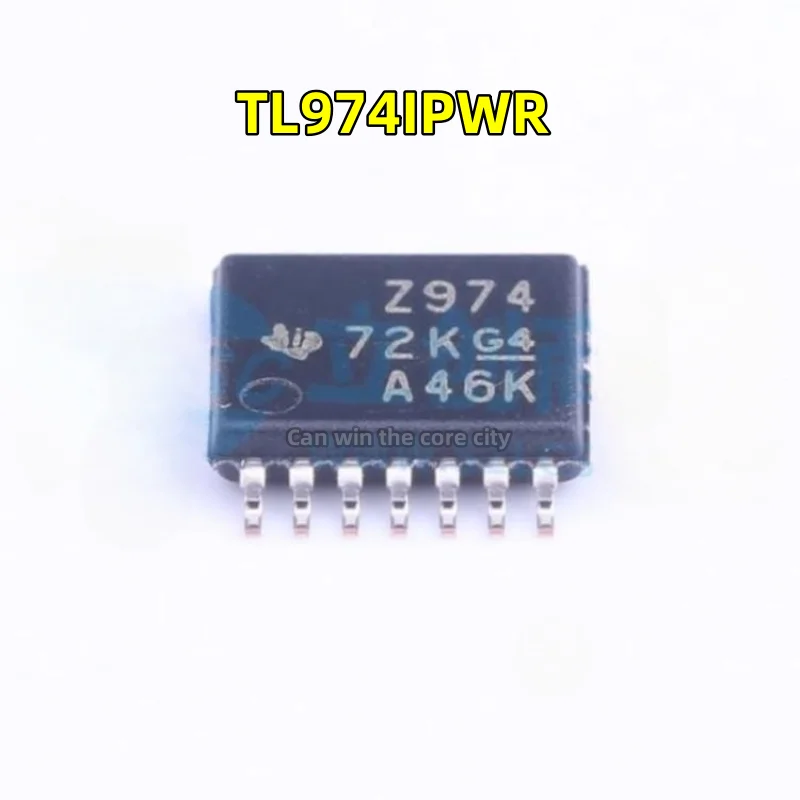 50 pieces New TL974IPWR screen printing Z974 operational amplifier chip package TSSOP14 original in stock