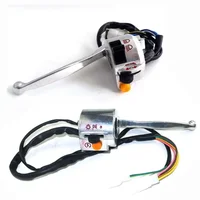 Interruptor de manillar derecho e izquierdo de motocicleta, 22mm, para patinete chino Retro de 50cc, JH70 JH48, freno de tambor de embrague