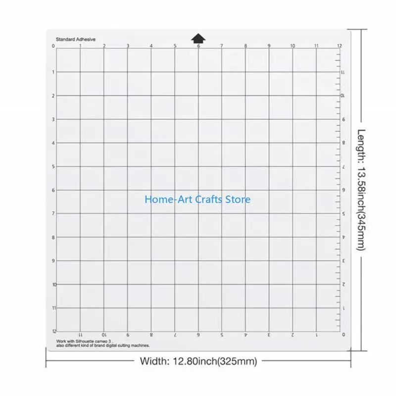Y3NA 3 Sheets Cutting Mats for Silhouettes Cameo Adhesive Quilting Cricket Cut Mats view 6